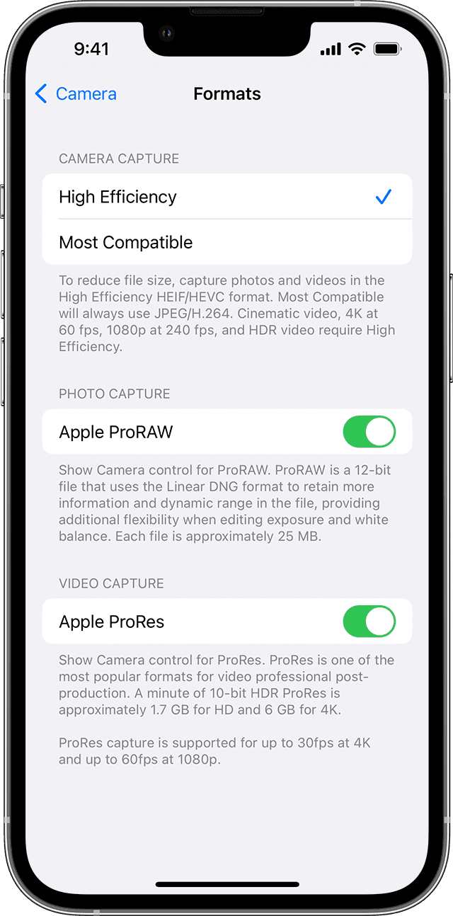 梁平苹果13维修分享如何在 iPhone 13 Pro 机型中拍摄和管理 ProRes 视频 