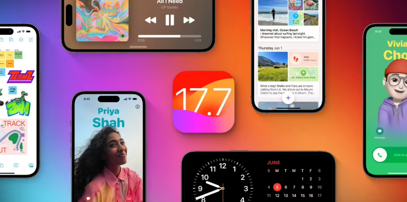 梁平苹果手机维修分享苹果 iOS / iPadOS 17.7.1 正式版推送 